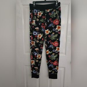 Floral Print Joggers